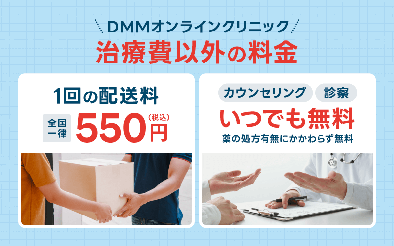 DMMオンラインクリニック　その他費用