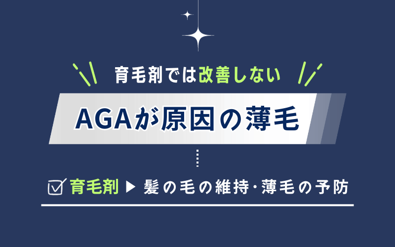 AGA　薄毛　育毛剤