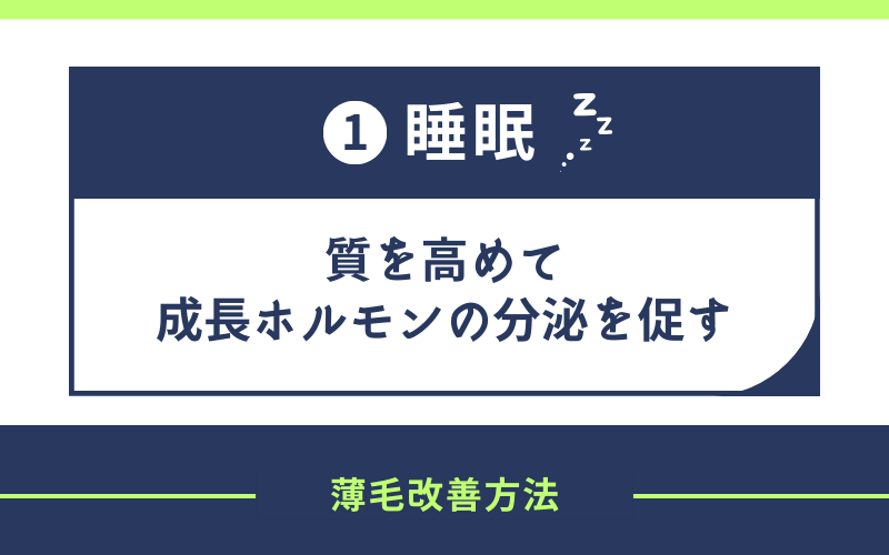 睡眠　質　高め　成長ホルモン